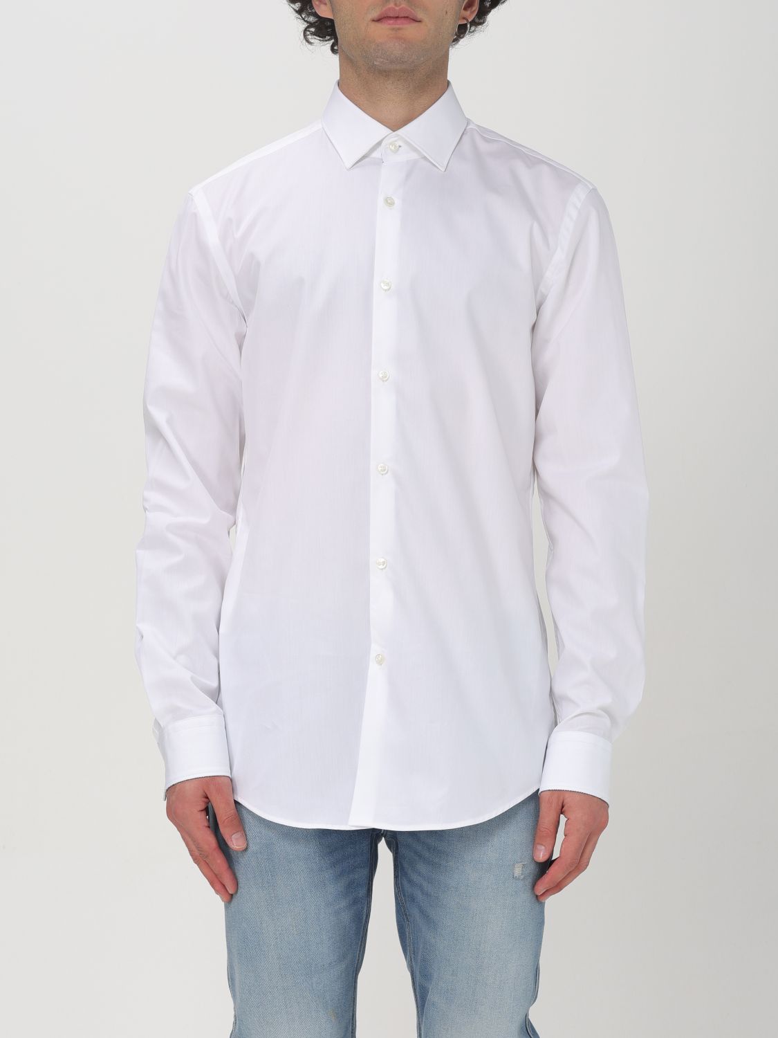 Shop Hugo Shirt  Men Color White In Weiss