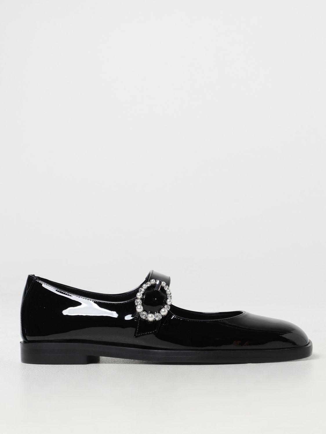 Stuart Weitzman Ballet Flats  Woman Color Black In Schwarz