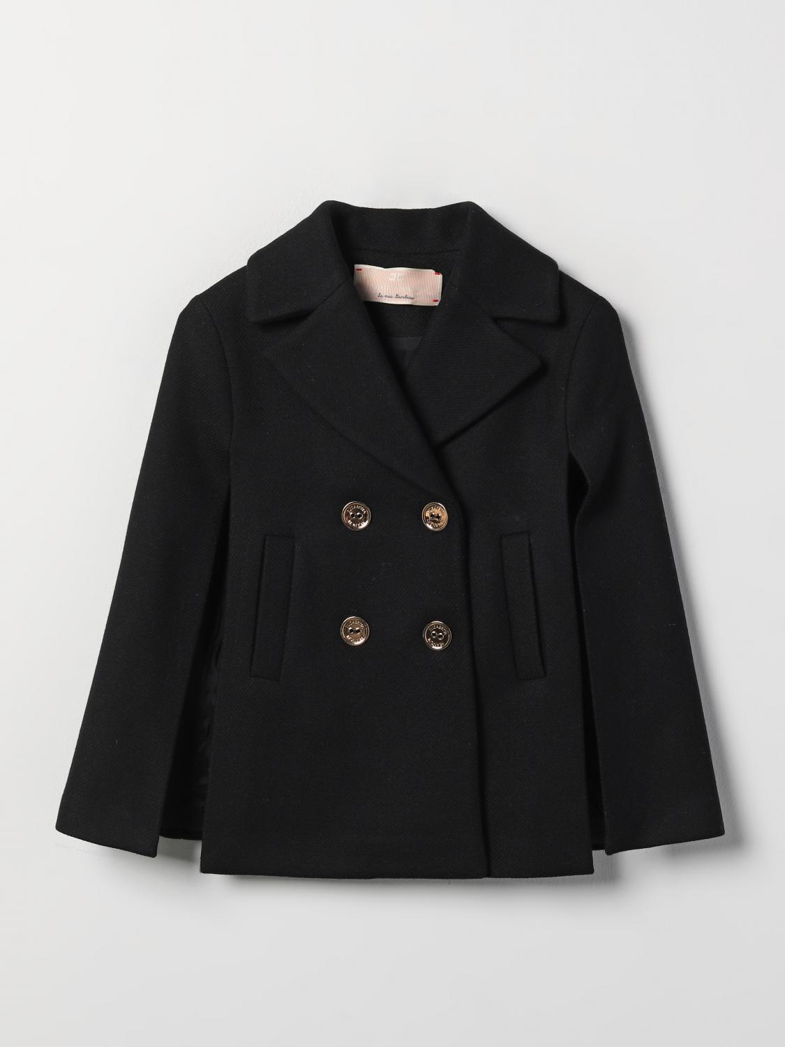 Elisabetta Franchi La Mia Bambina Jacket  Kids Color Black In 黑色