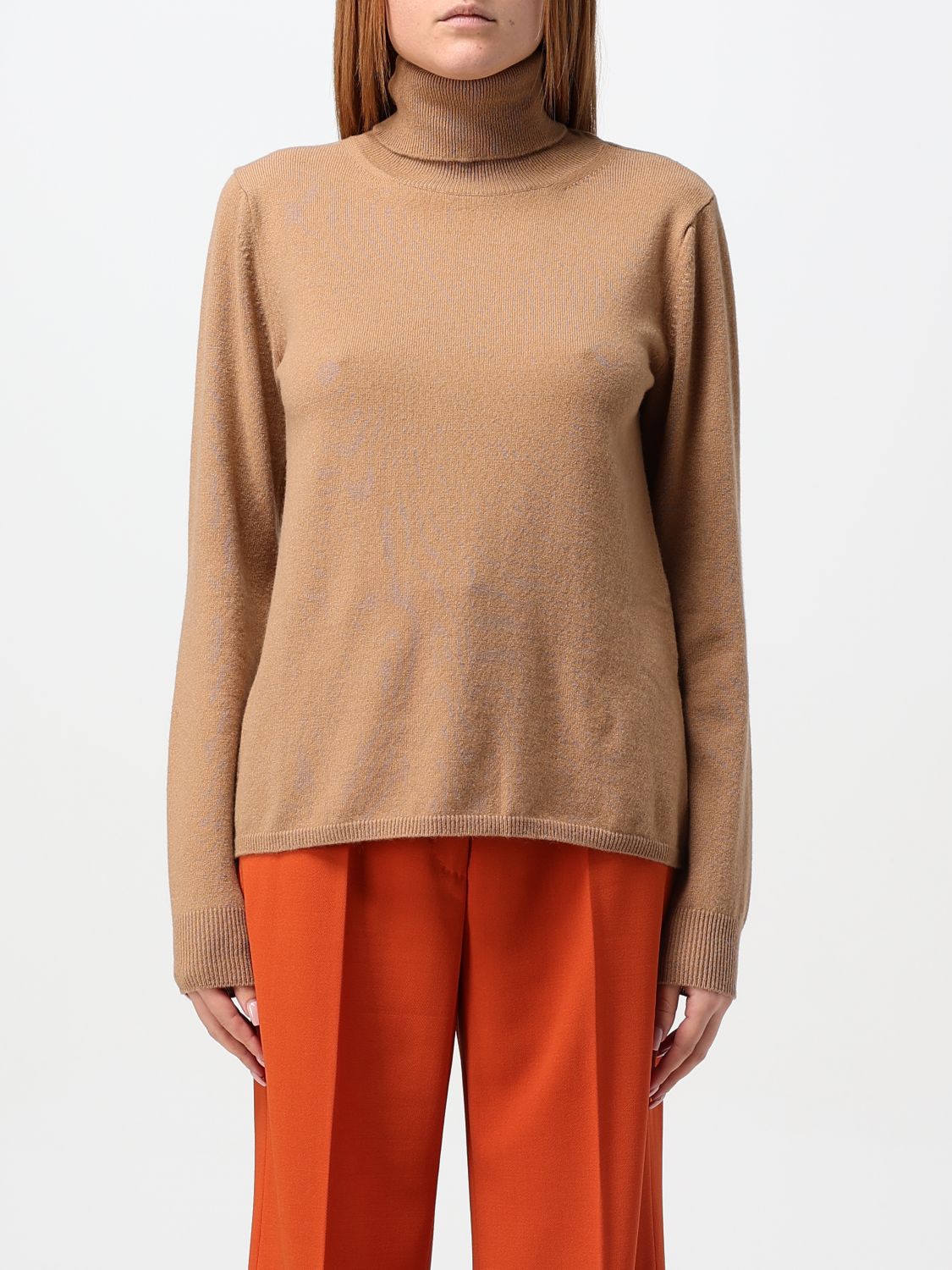 Shop Max Mara Top  Woman Color Camel