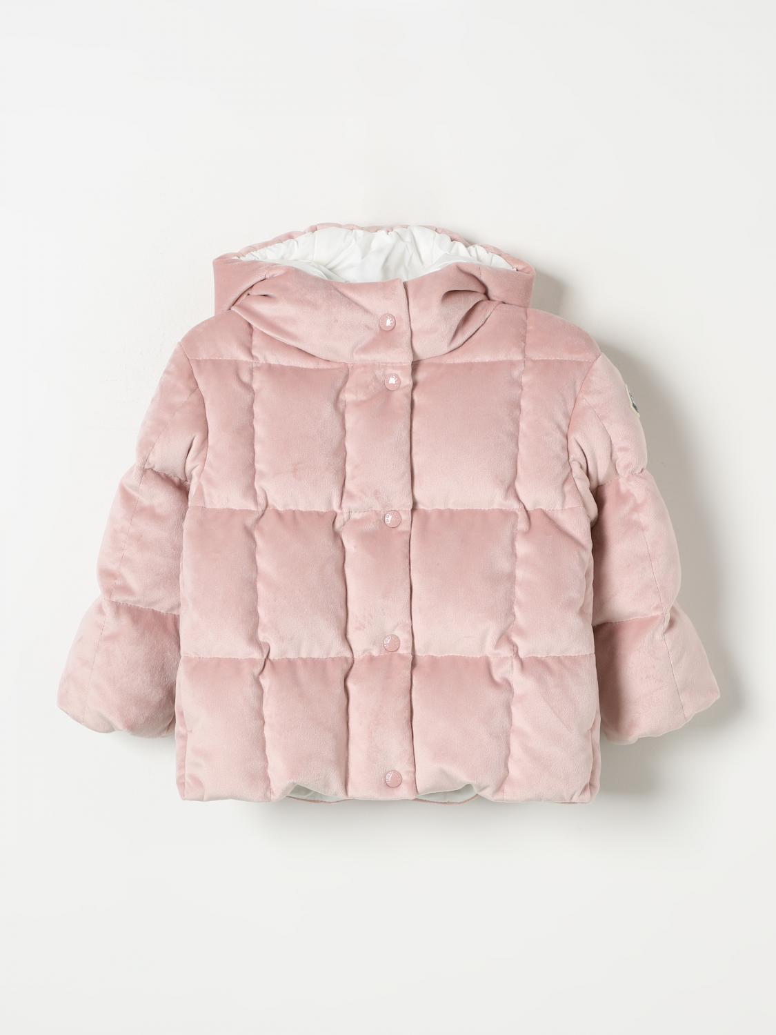 Shop Moncler Jacket  Kids Color Pink