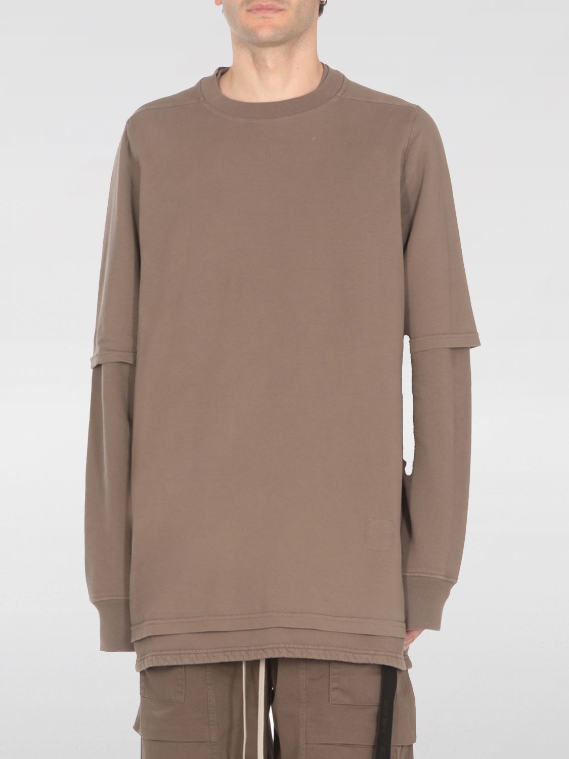 Shop Rick Owens Drkshdw Sweatshirt  Men Color Brown In Braun