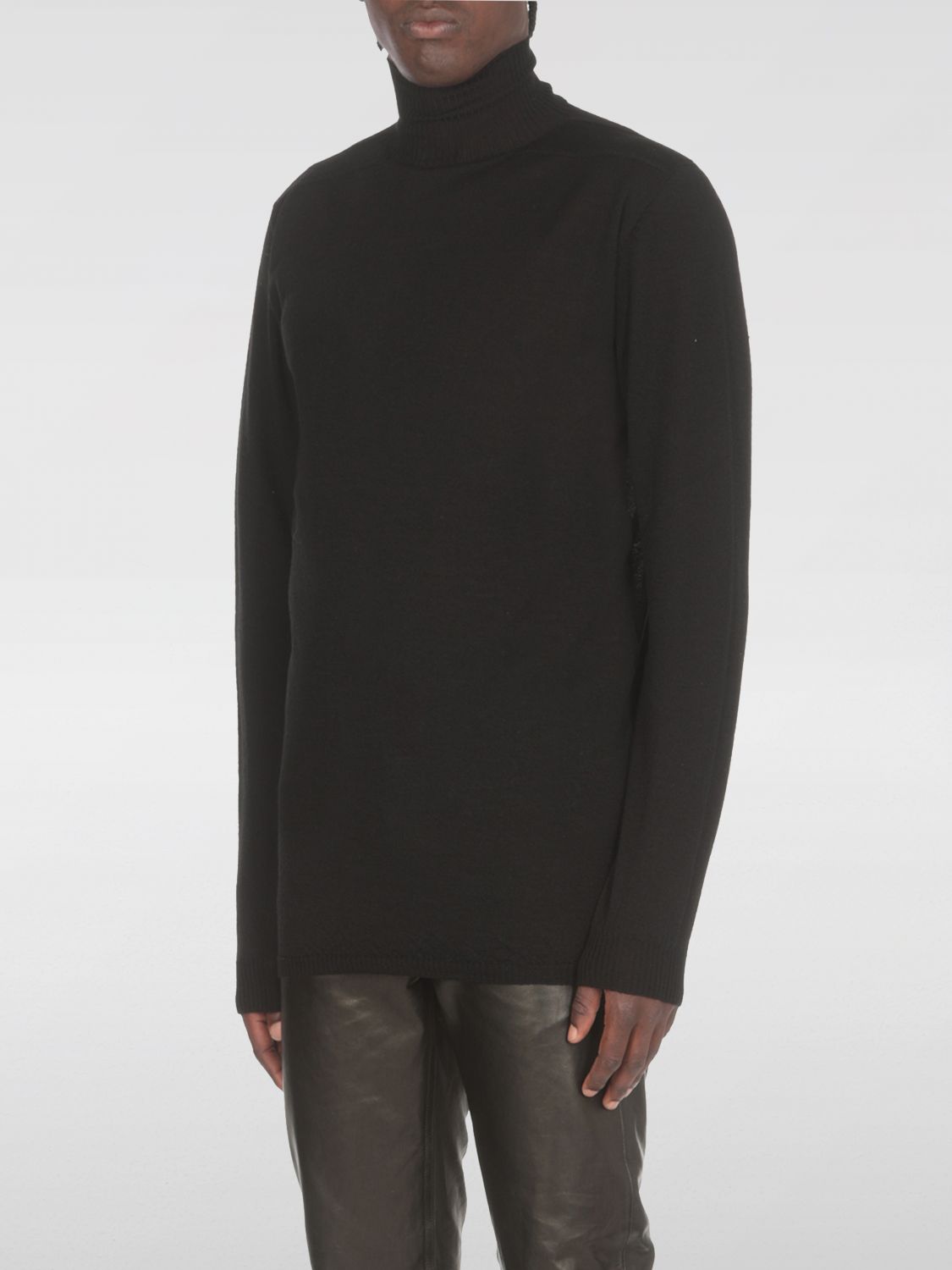 Shop Rick Owens Sweater  Men Color Black In Schwarz