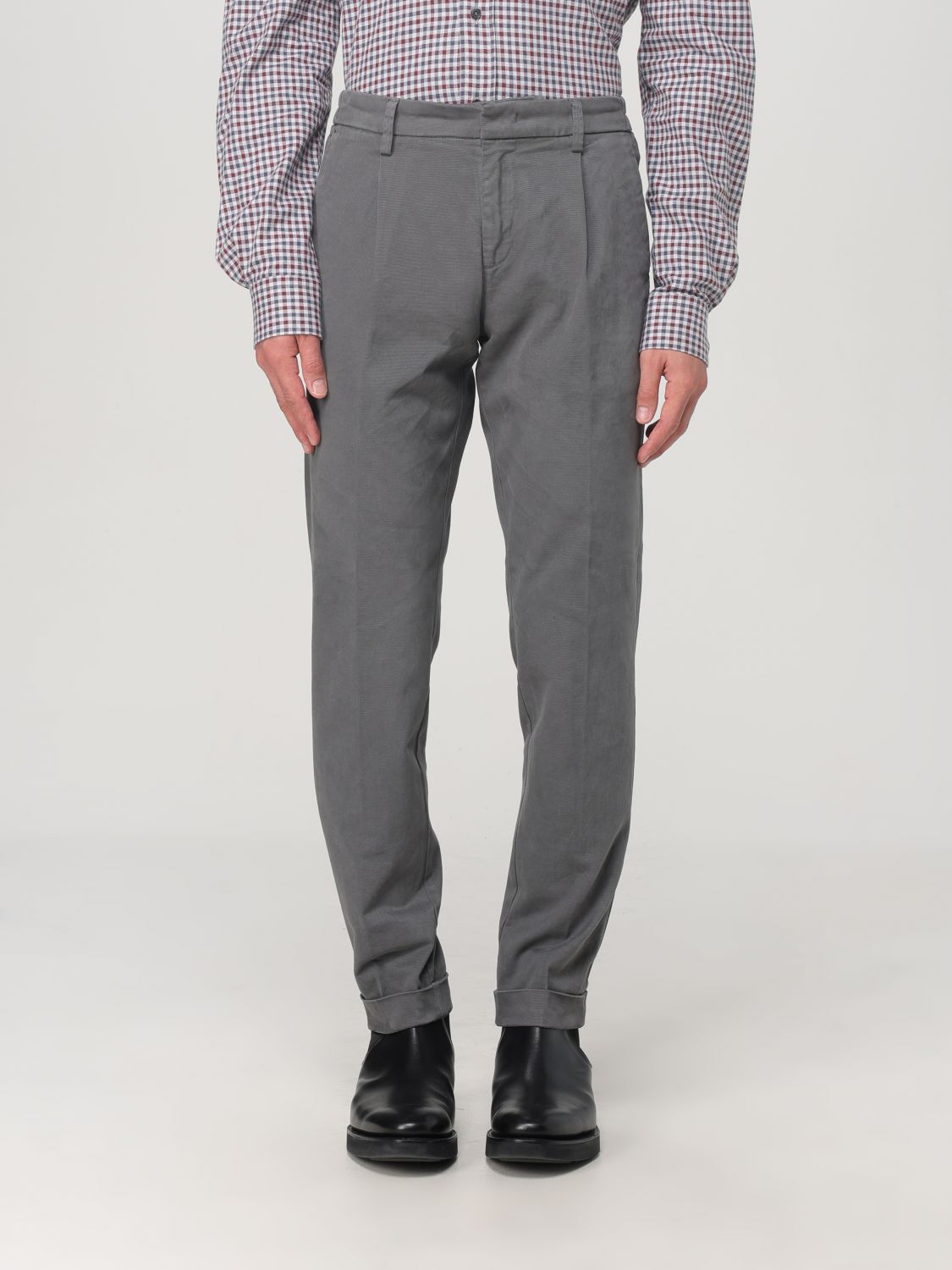 Shop Fay Pants  Men Color Grey In Grau