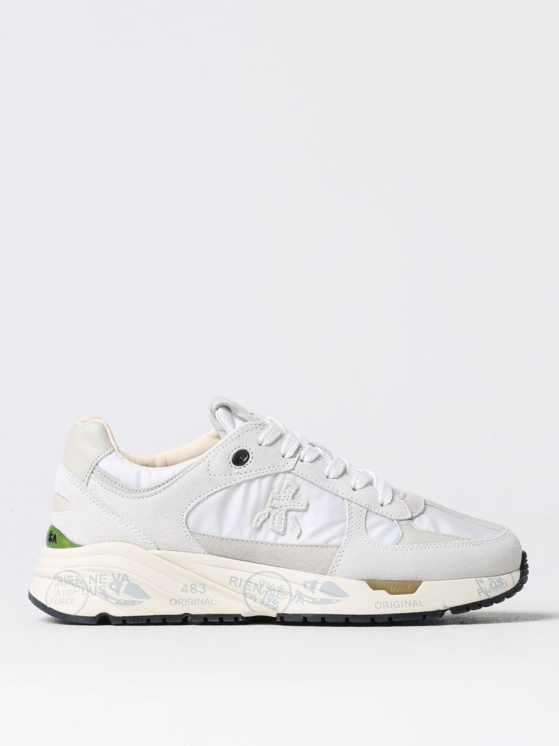 Shop Premiata Sneakers  Woman Color White In Weiss