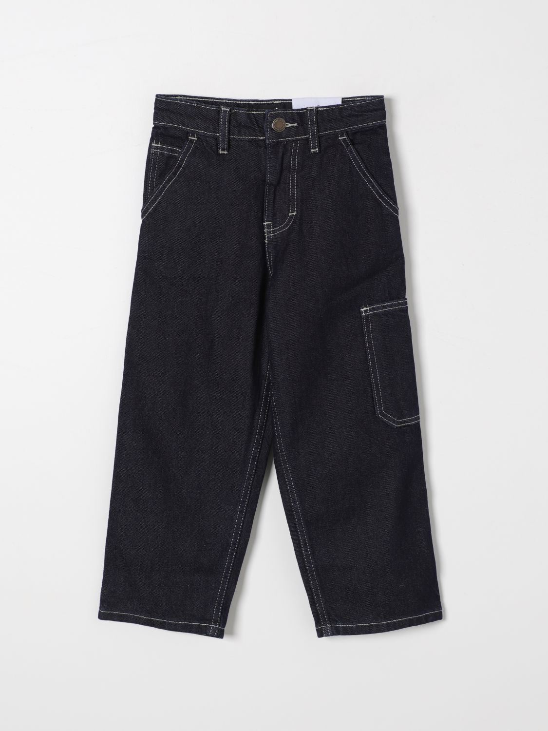 Shop Molo Pants  Kids Color Denim