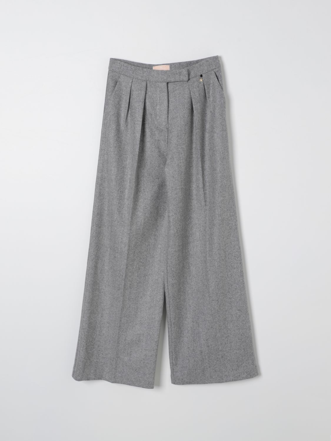 Elisabetta Franchi La Mia Bambina Pants  Kids Color Grey In Grau