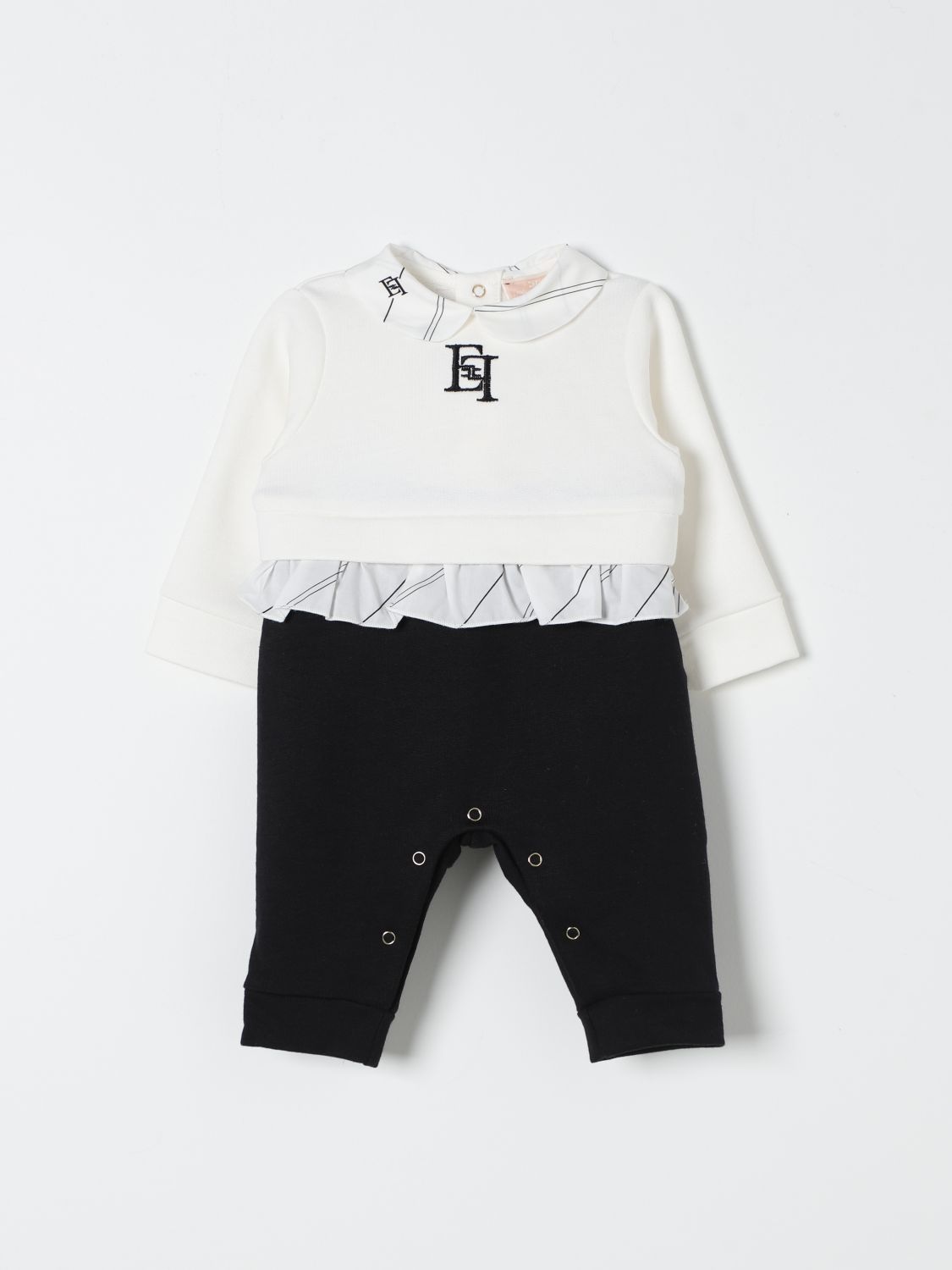 Shop Elisabetta Franchi La Mia Bambina Tracksuits  Kids Color White In Weiss