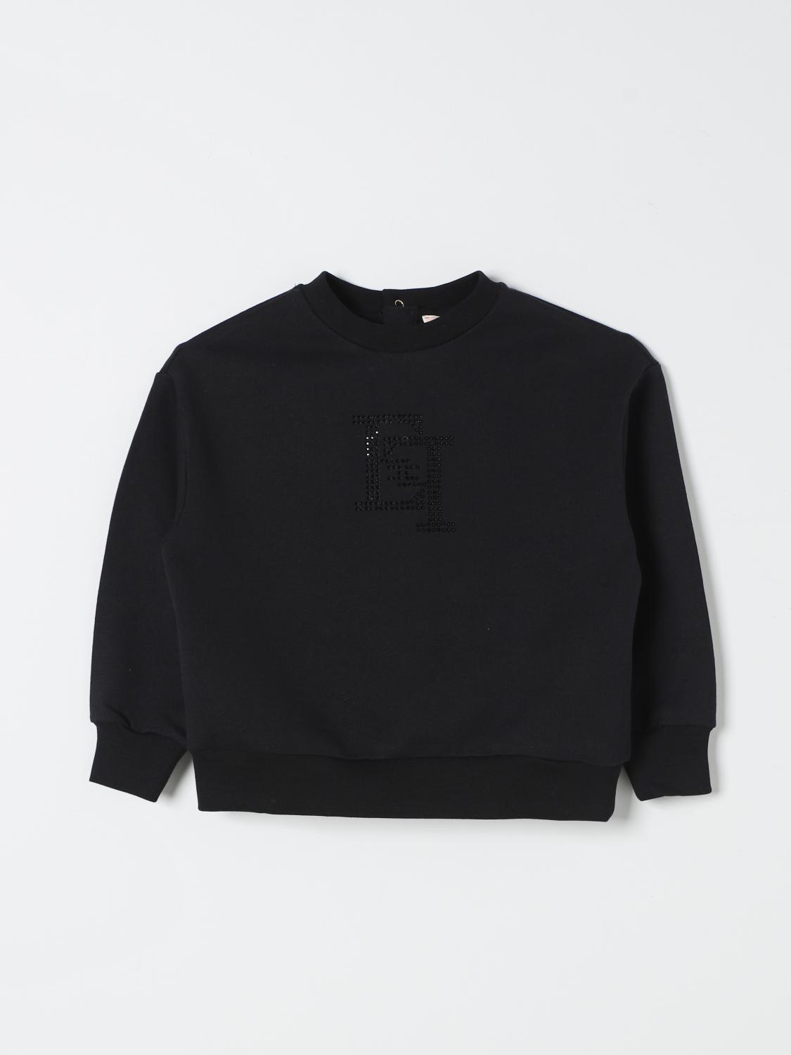 Elisabetta Franchi La Mia Bambina Sweater Kids Color Black In Schwarz