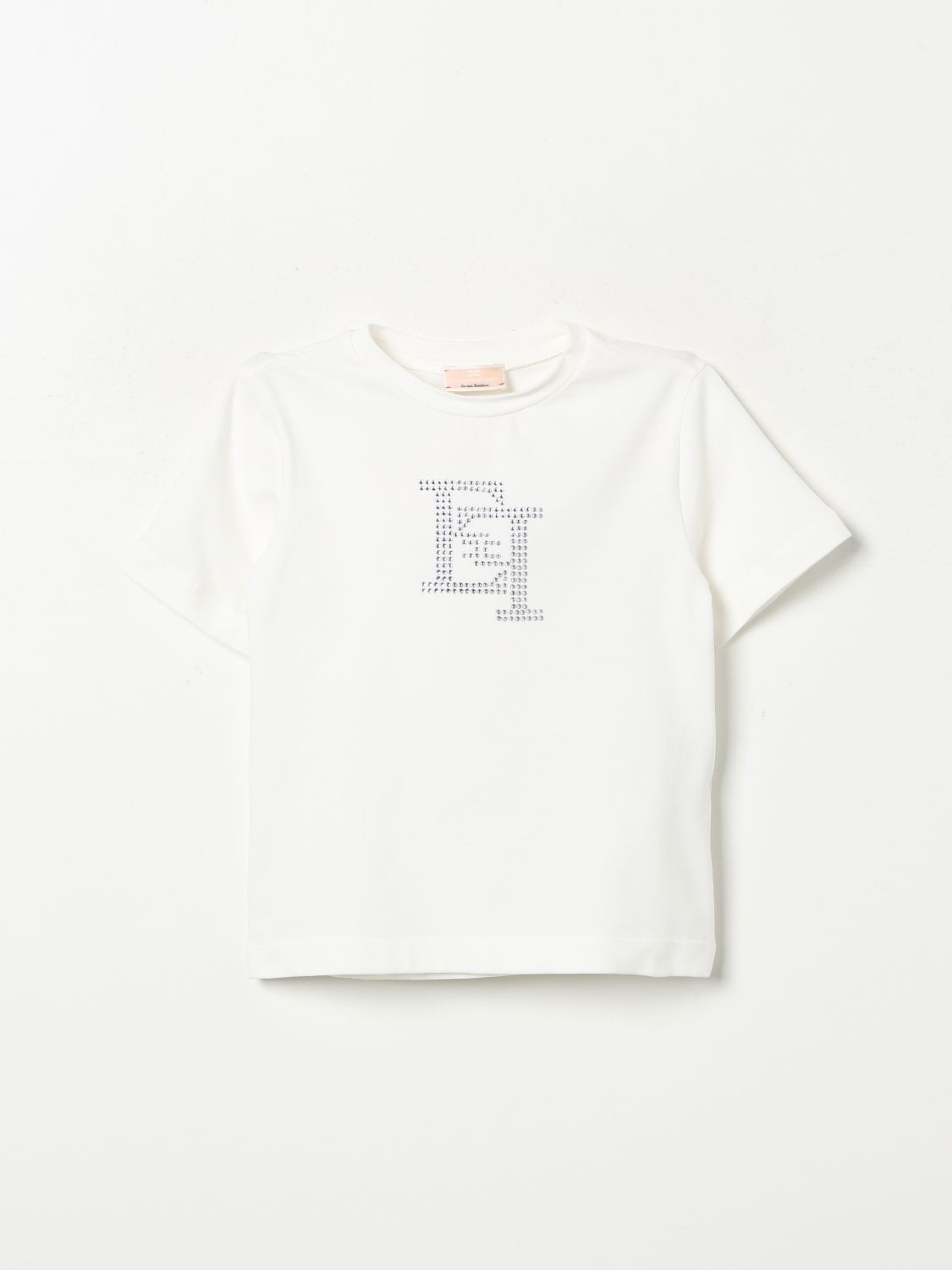 Elisabetta Franchi La Mia Bambina T-shirt  Kids Color Ivory In 象牙色