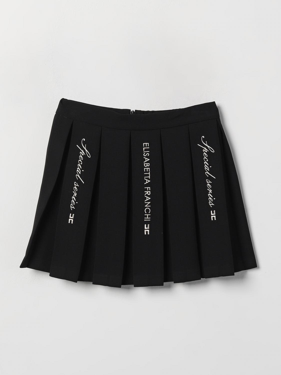 Elisabetta Franchi La Mia Bambina Skirt  Kids Color Black In 黑色