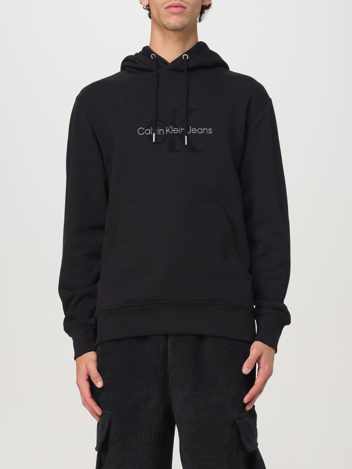 Shop Calvin Klein Sweatshirt  Men Color Black In Schwarz