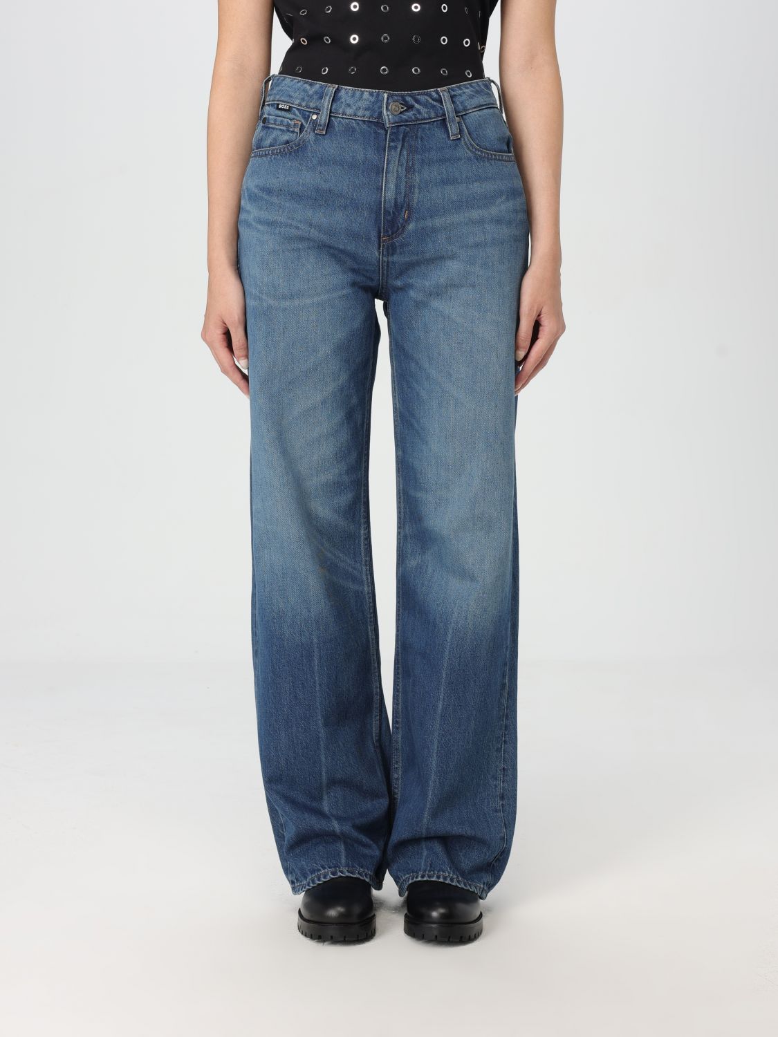 Shop Hugo Boss Jeans Boss Woman Color Denim