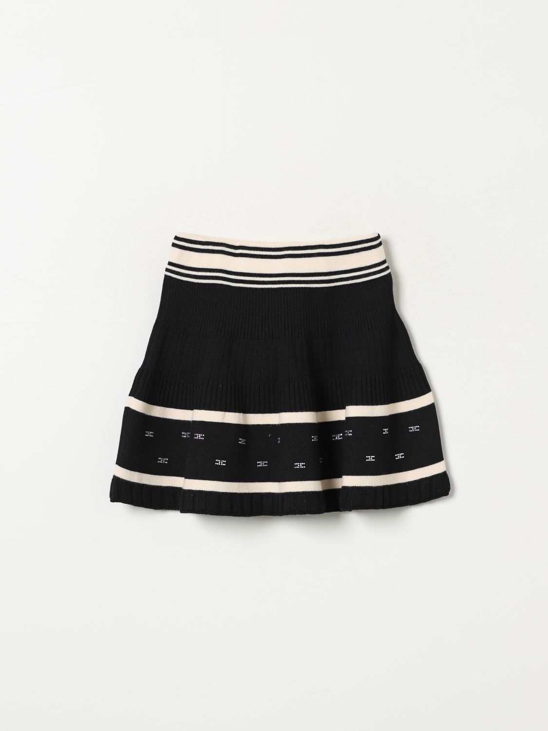 Elisabetta Franchi La Mia Bambina Skirt  Kids Color Black In 黑色