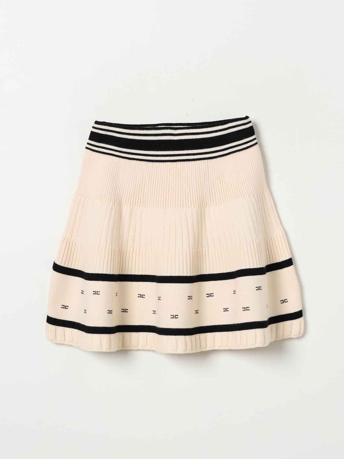 Elisabetta Franchi La Mia Bambina Skirt  Kids Color Butter In 黄油色