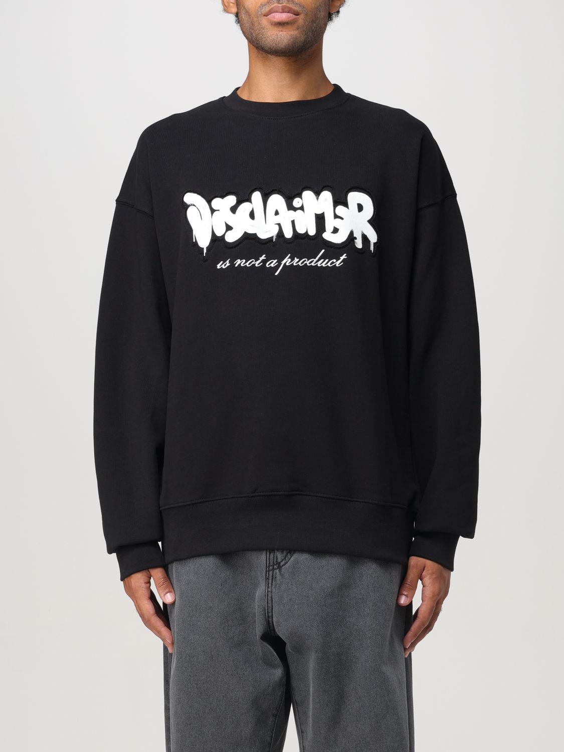 Shop Disclaimer Sweater  Men Color Black In Schwarz