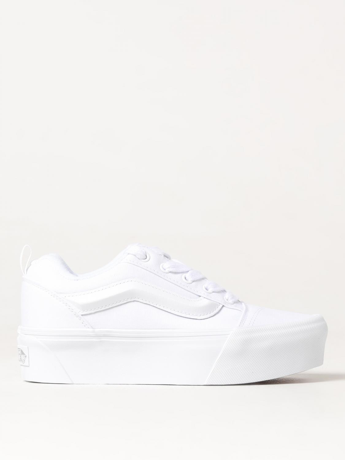 Vans Knu Stack Platform Sneakers In Weiss