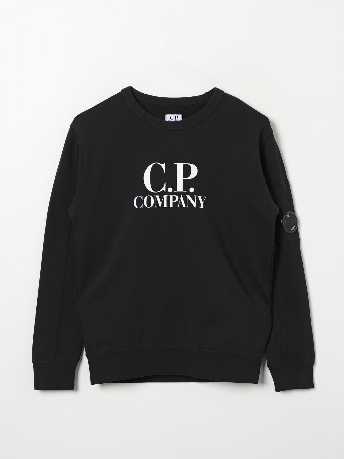 Shop C.p. Company Sweater C. P. Company Kids Color Black In Schwarz