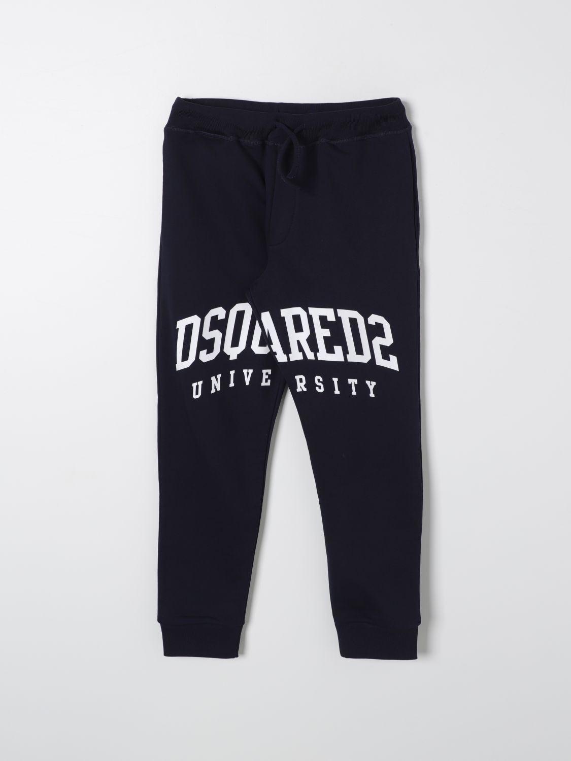 Shop Dsquared2 Pants  Kids Color Blue In Blau