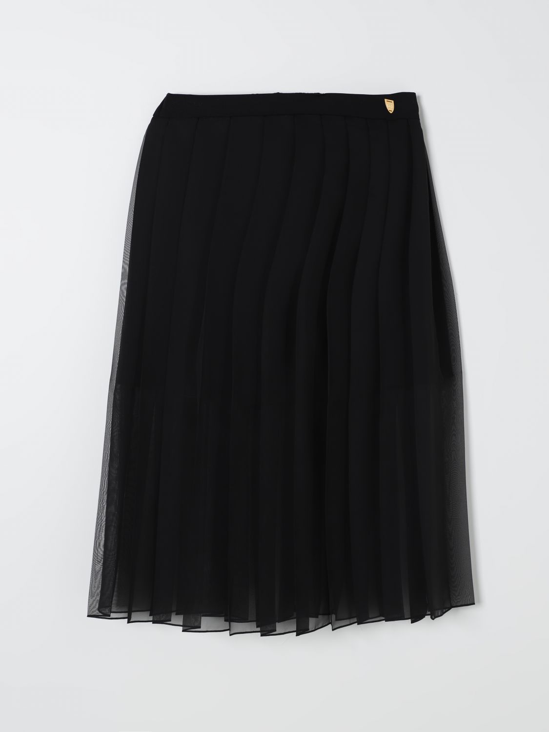 Shop Elisabetta Franchi La Mia Bambina Skirt  Kids Color Black In Schwarz