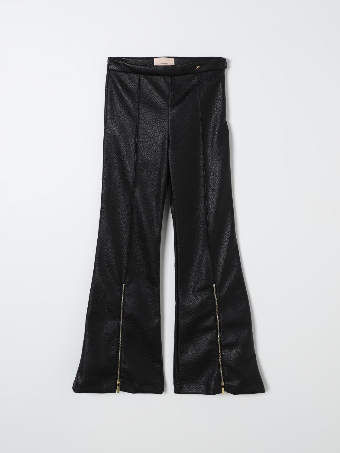 Elisabetta Franchi La Mia Bambina Pants Kids Color Black In Schwarz