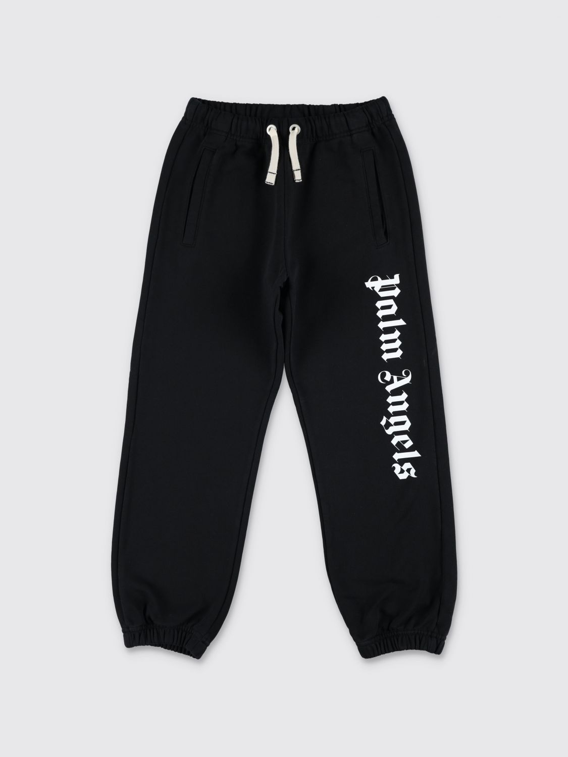 Shop Palm Angels Pants  Kids Color Black In Schwarz