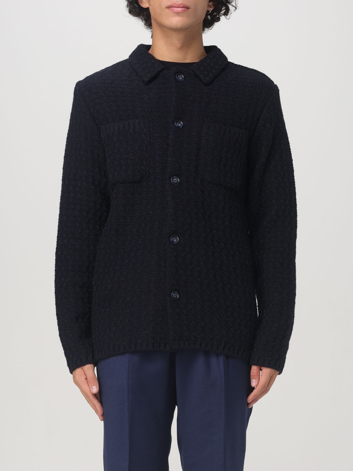 Shop Manuel Ritz Sweater  Men Color Blue In Blau