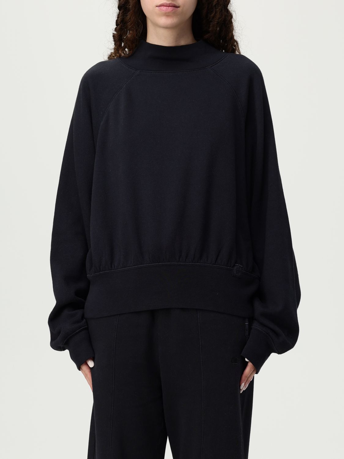 Champion Sweatshirt Damen Farbe Schwarz In Blue