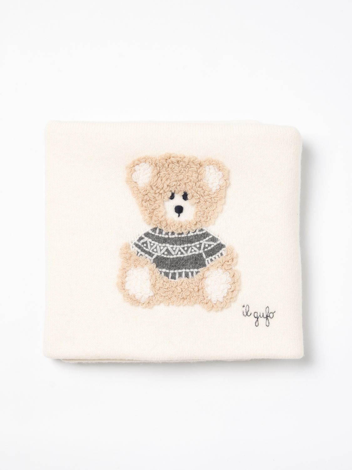 Shop Il Gufo Blanket  Kids Color White In Weiss