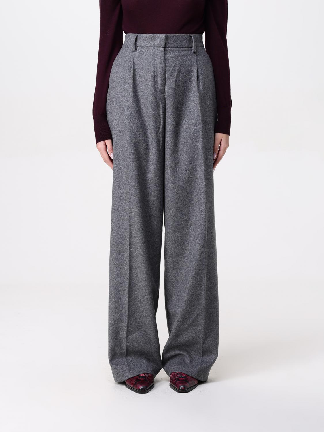 FORTE FORTE PANTS FORTE FORTE WOMAN COLOR GREY G15318020