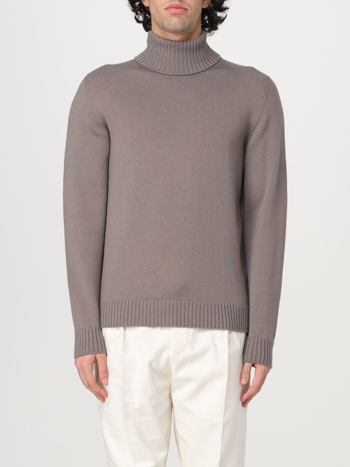 Shop Drumohr Sweater  Men Color Mastic In Mastik