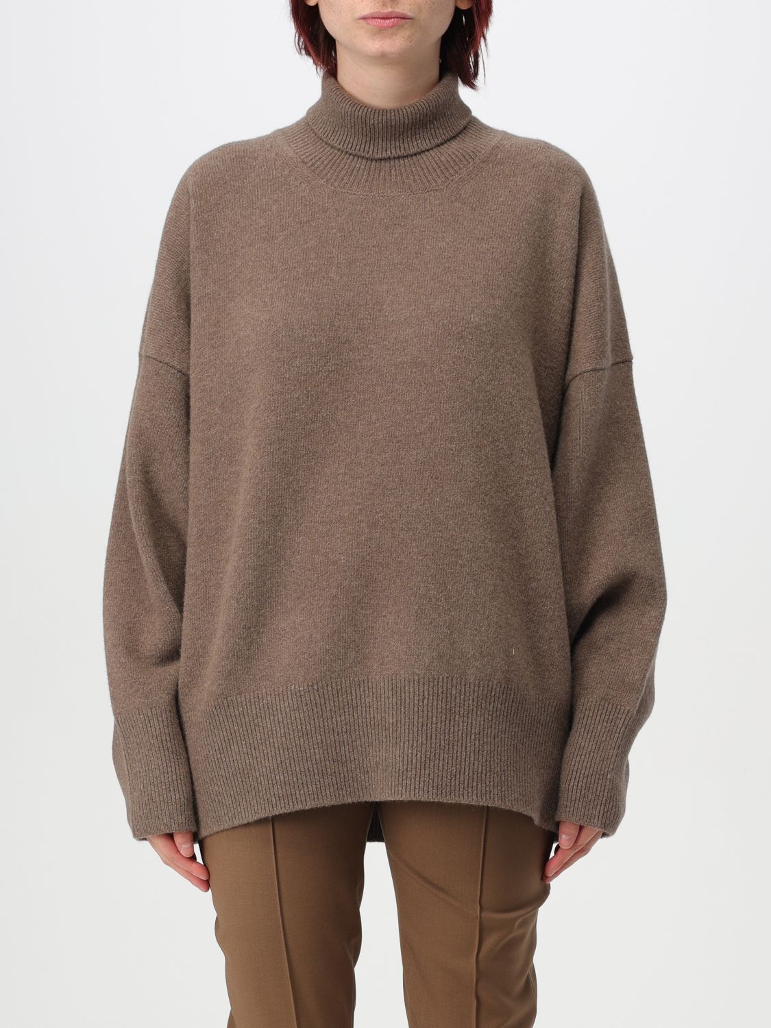 Shop Rohe Sweater  Woman Color Brown In Braun