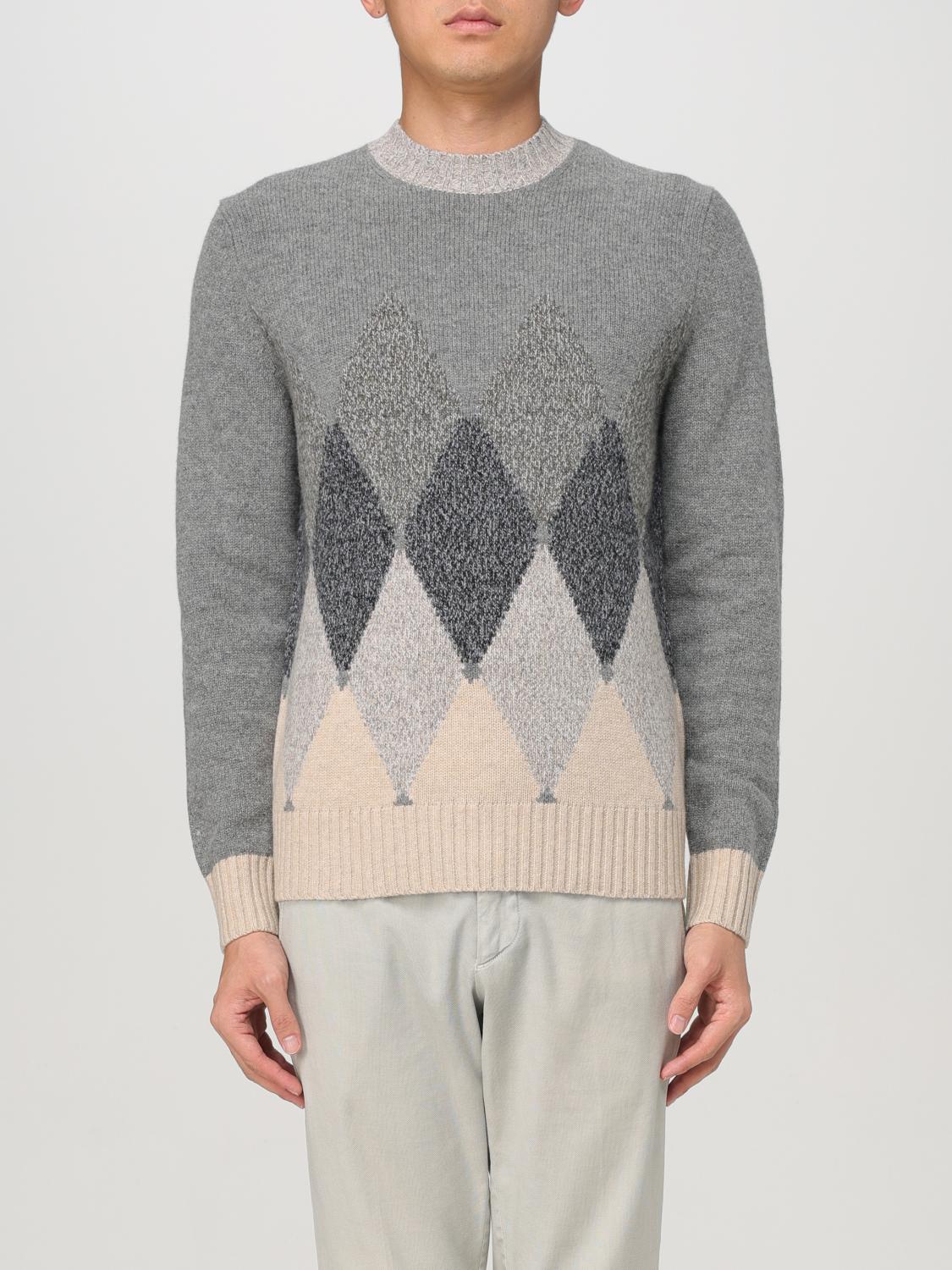 Shop Ballantyne Sweater  Men Color Grey In Grau