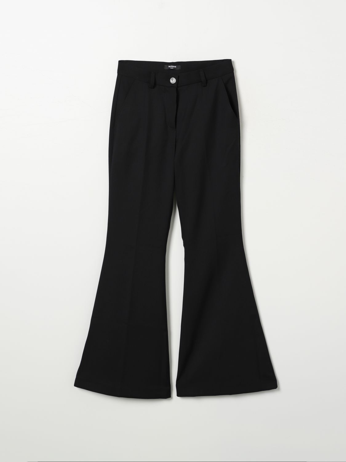 Balmain Pants  Kids Color Black In Schwarz