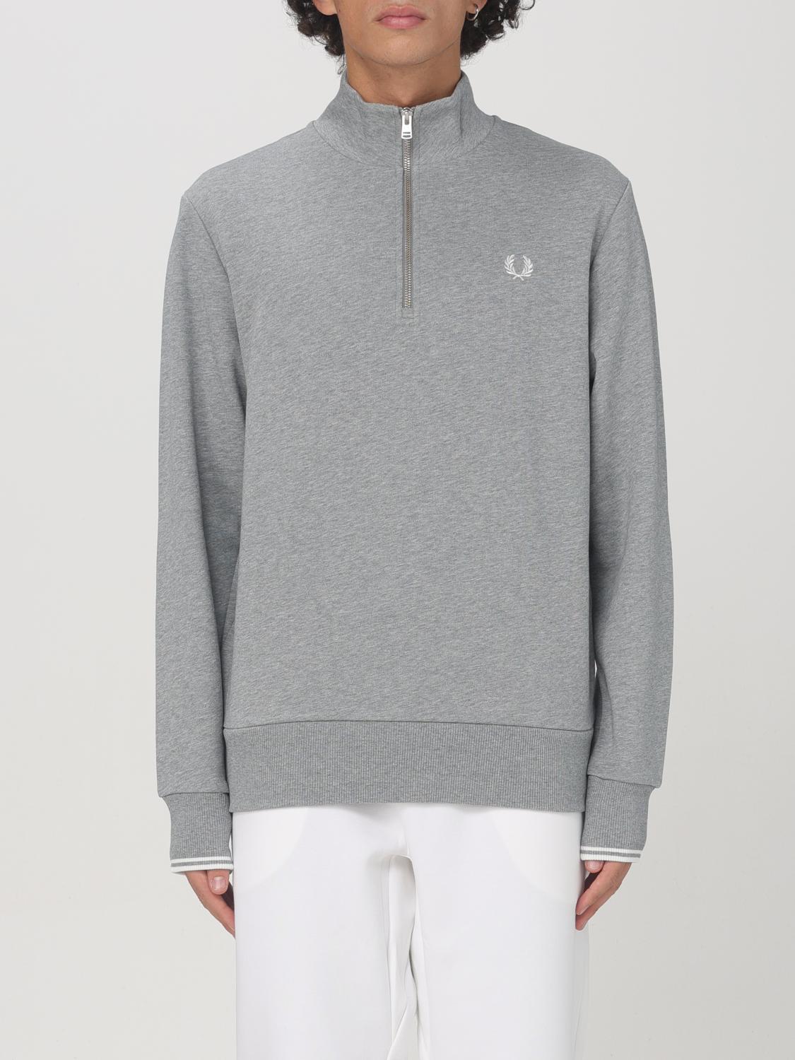 Shop Fred Perry Sweater  Men Color Grey In Grau