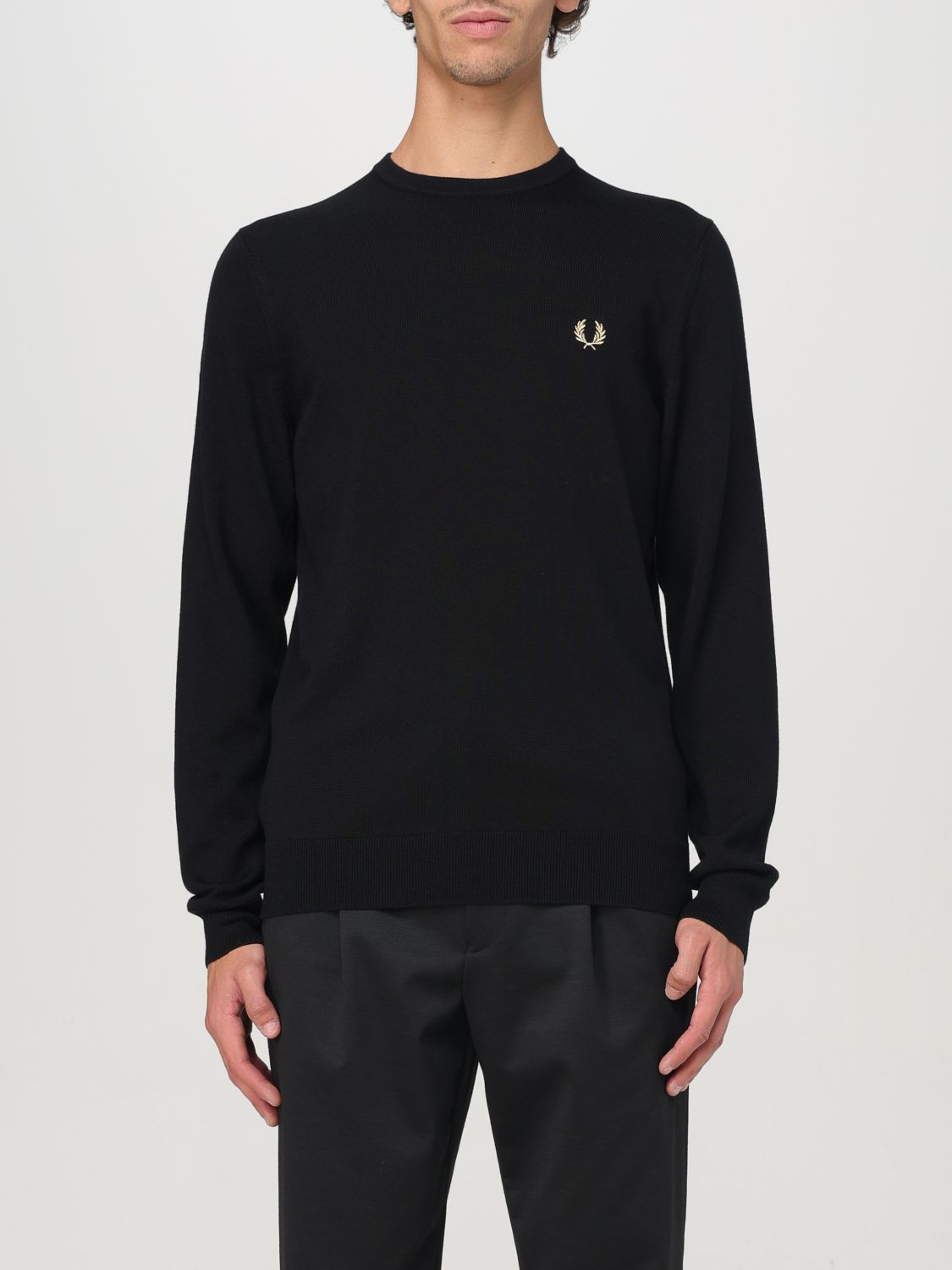 Fred Perry Sweater  Men Color Black In Schwarz