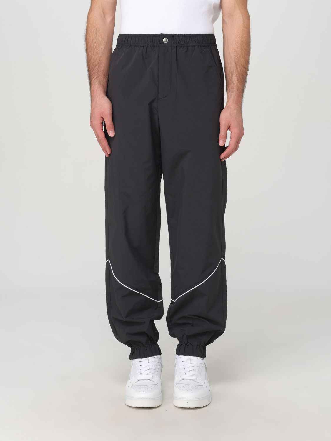 Shop Maison Kitsuné Pants  Men Color Black In Schwarz