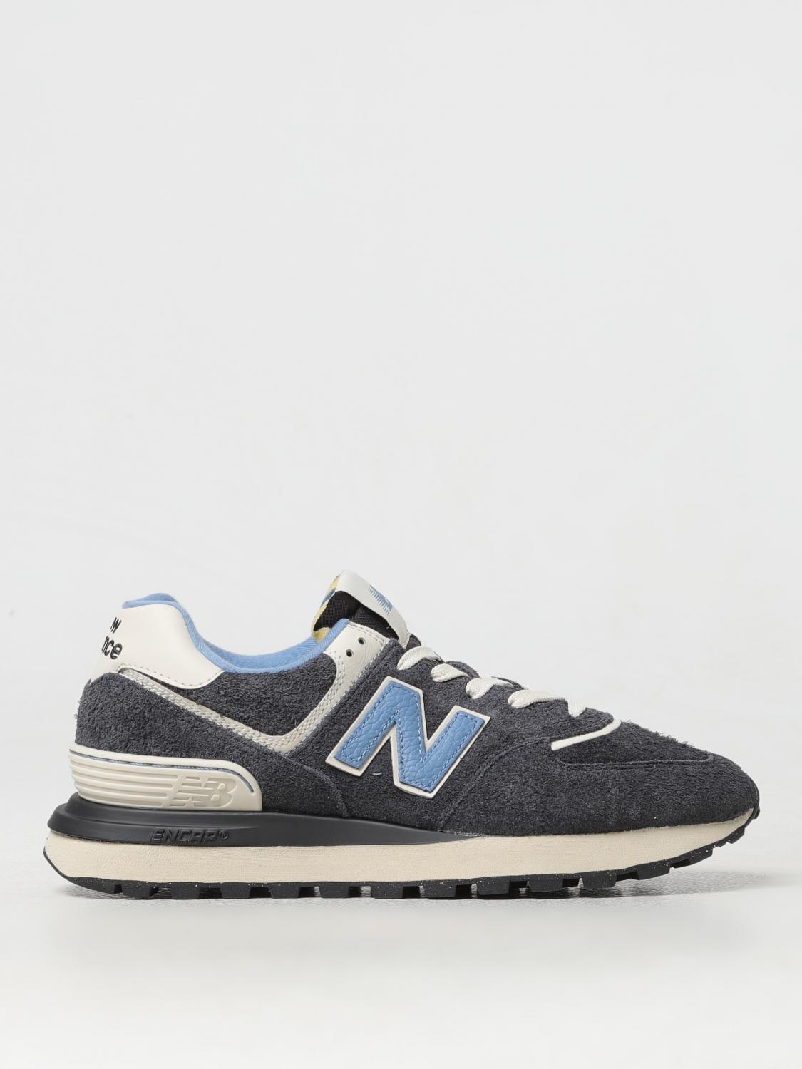 New Balance 574 Chunky Rubber Lug Sole Sneakers In Grey