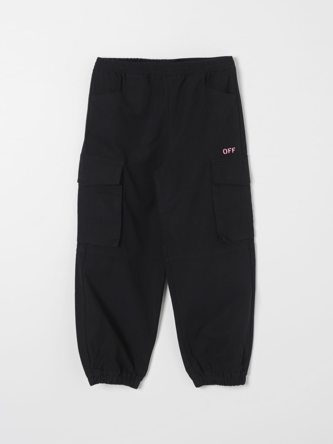 Off-white Pants  Kids Kids Color Black In Schwarz