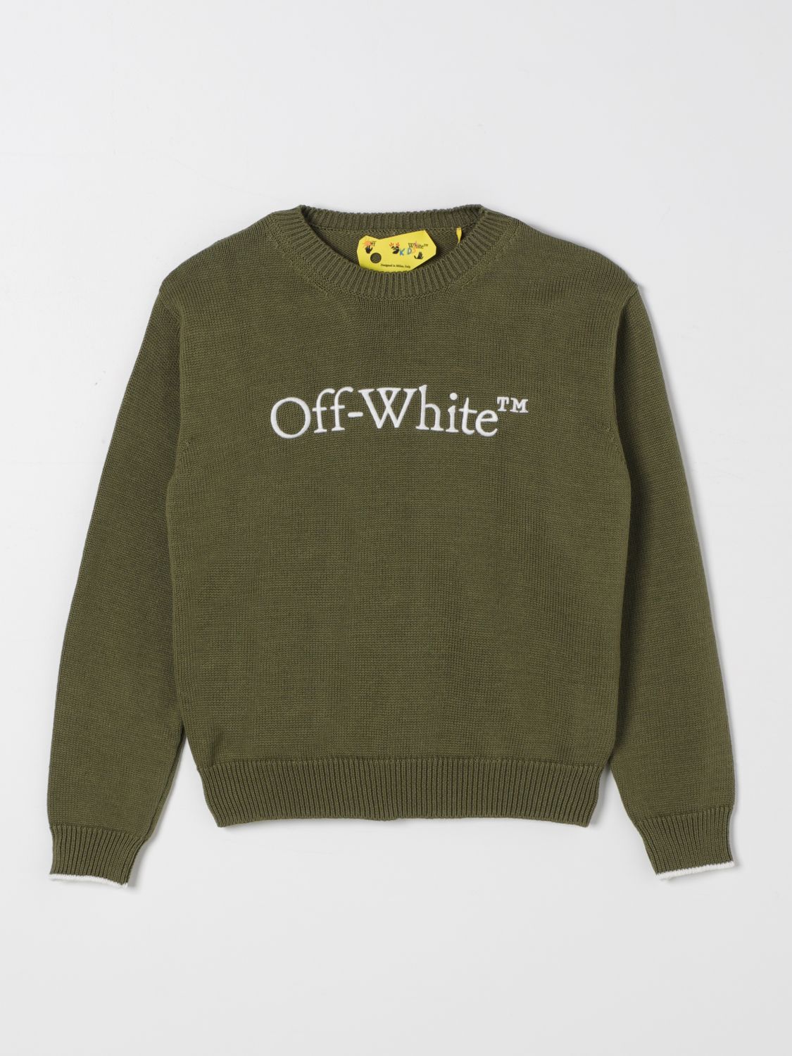 Off-white Sweater  Kids Kids Color Olive