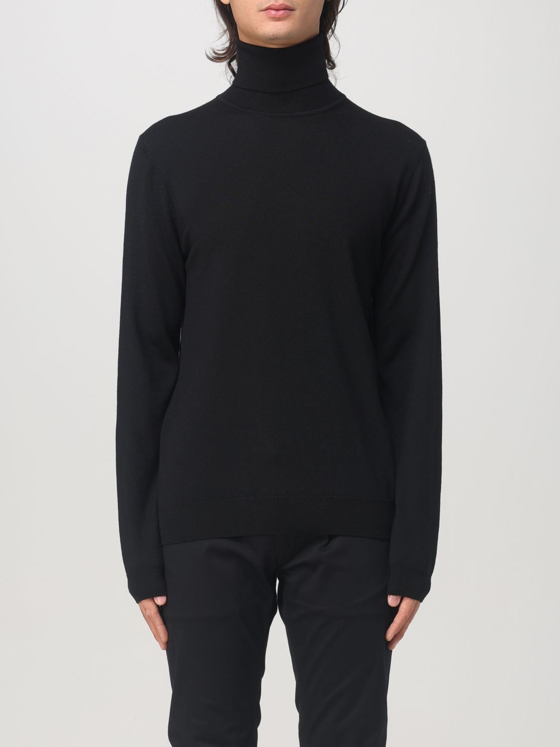 Shop Hugo Sweater  Men Color Black In Schwarz