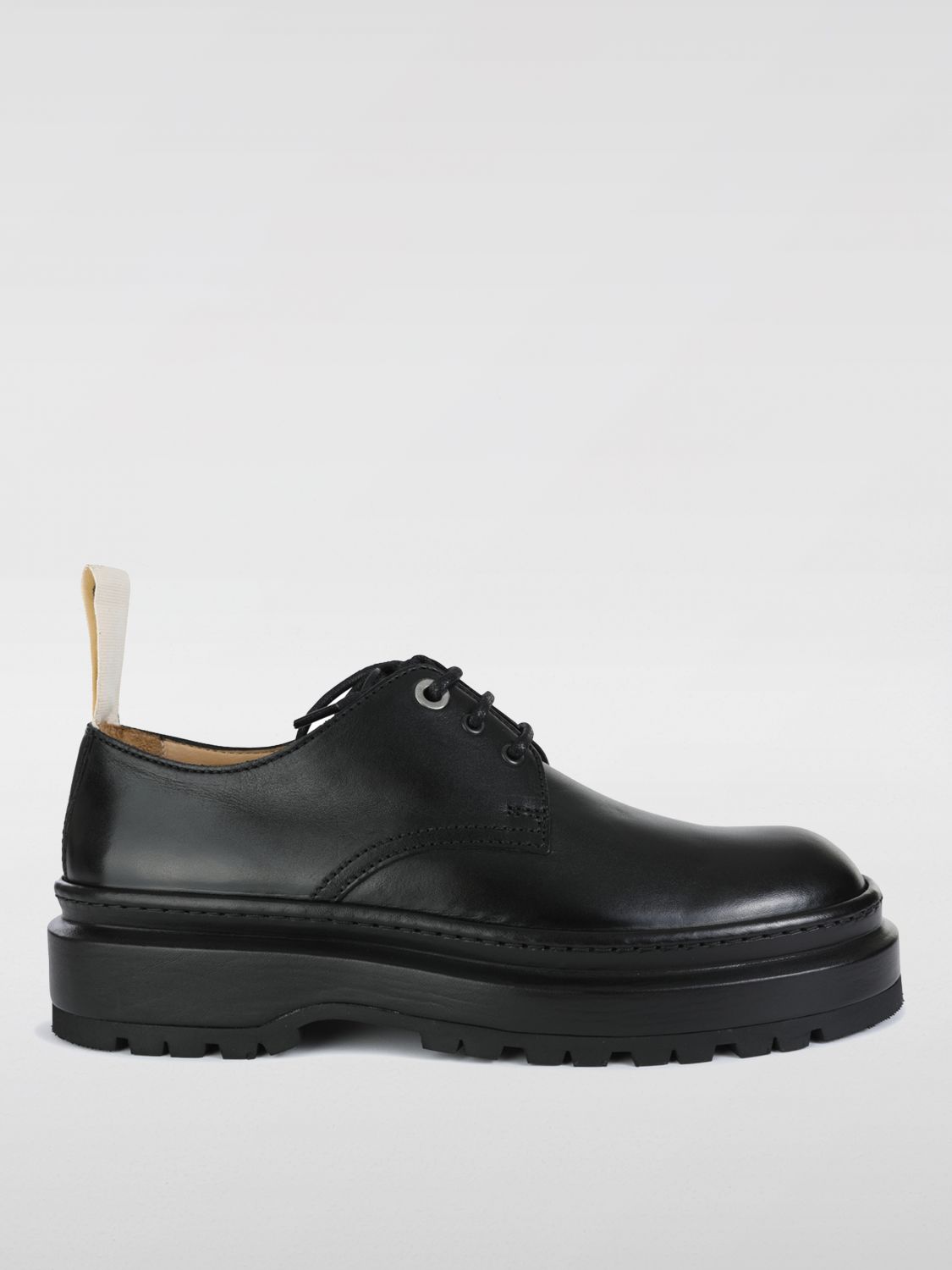 Shop Jacquemus Brogue Shoes  Men Color Black In Schwarz