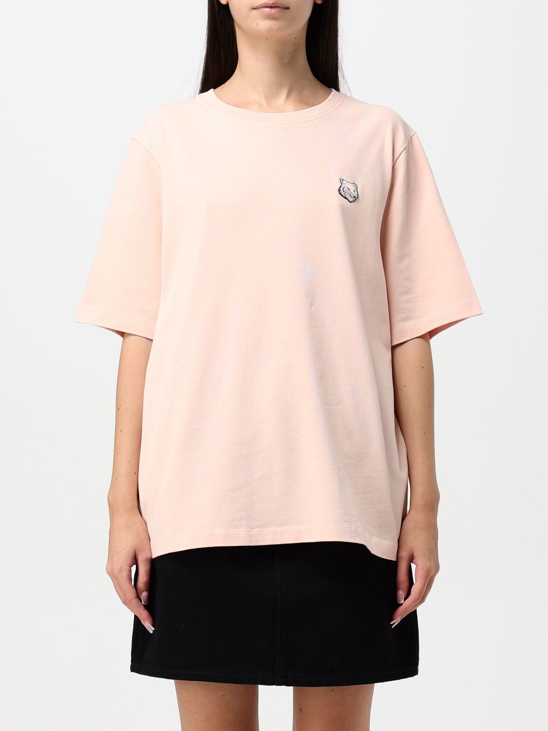 Shop Maison Kitsuné T-shirt  Woman Color Pink