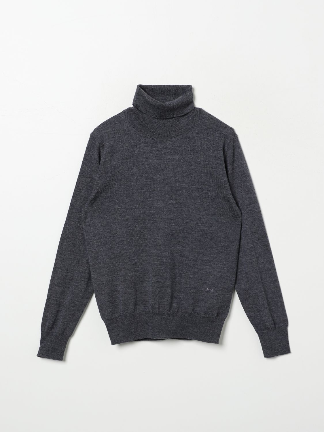 Shop Paolo Pecora Sweater  Kids Color Grey In Grau