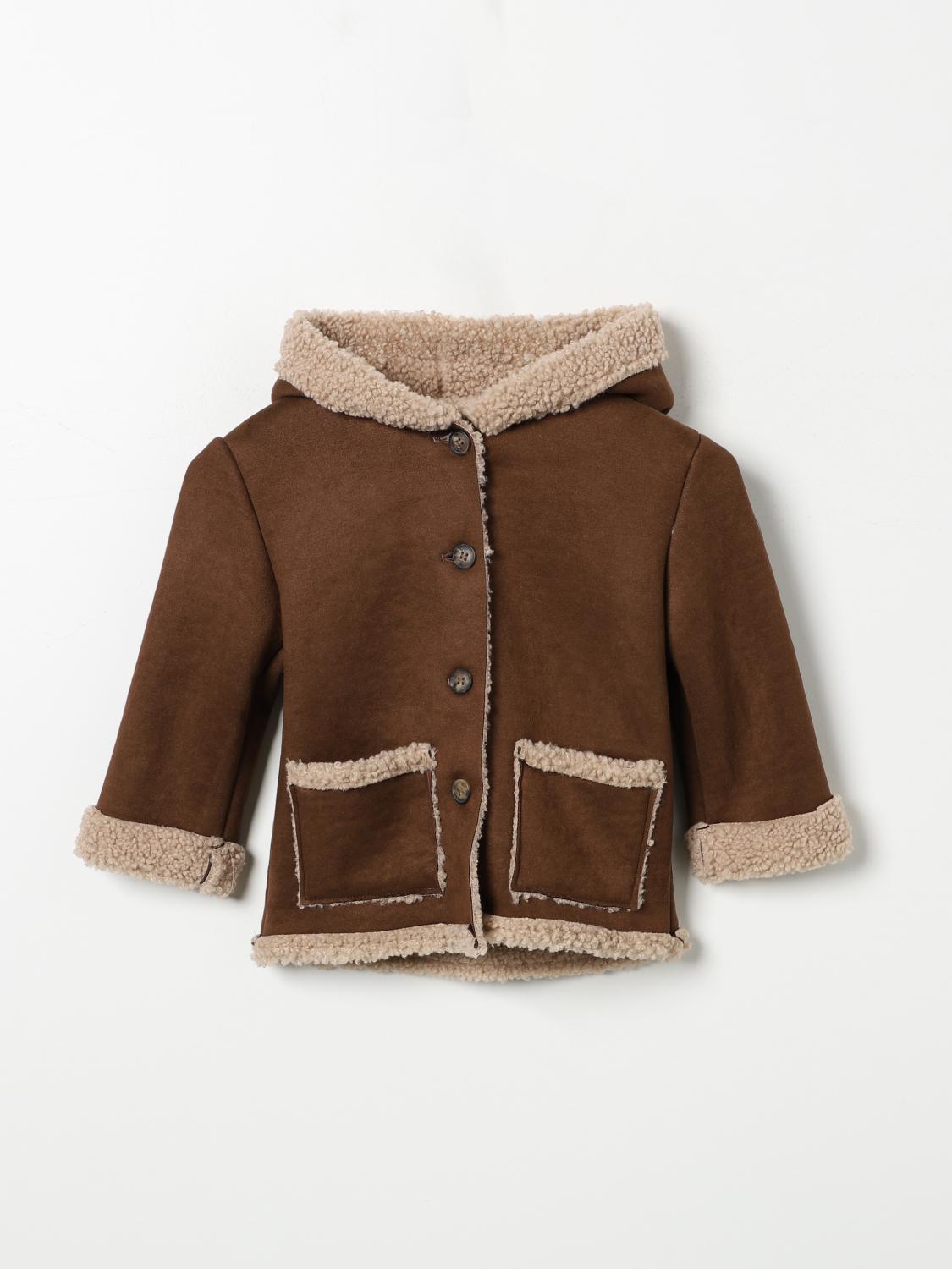 Shop Manuel Ritz Coats  Kids Color Brown In Braun