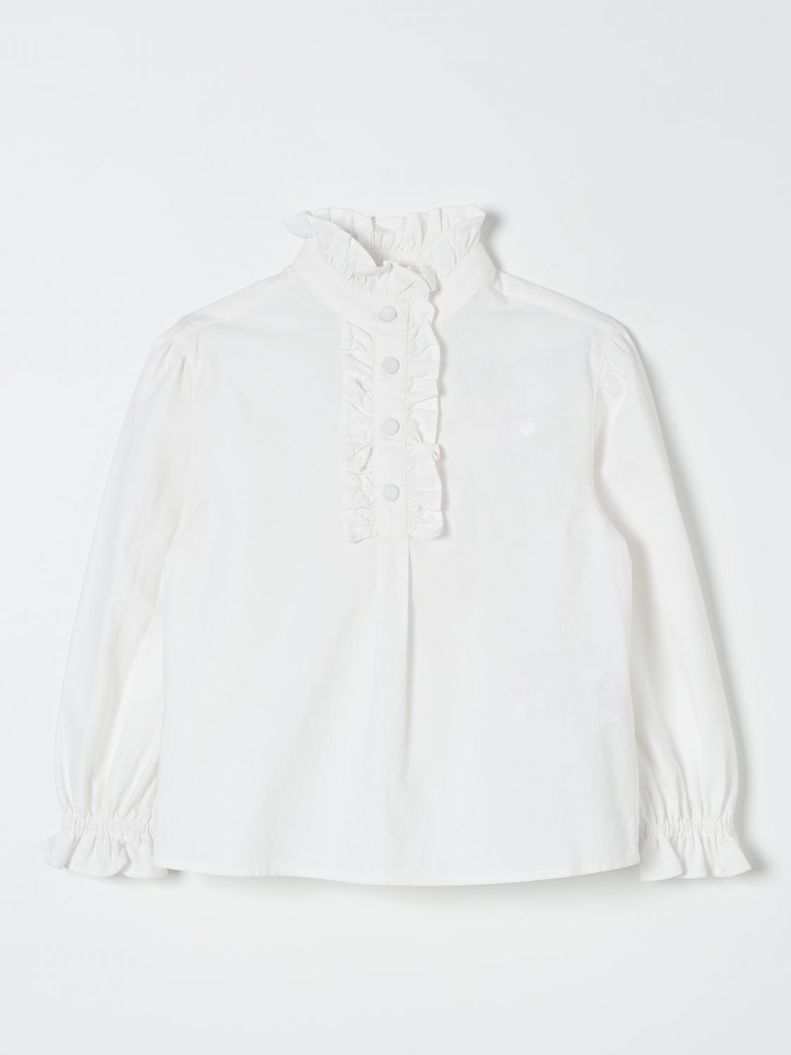 Shop Philosophy Di Lorenzo Serafini Shirt  Kids Color Yellow Cream