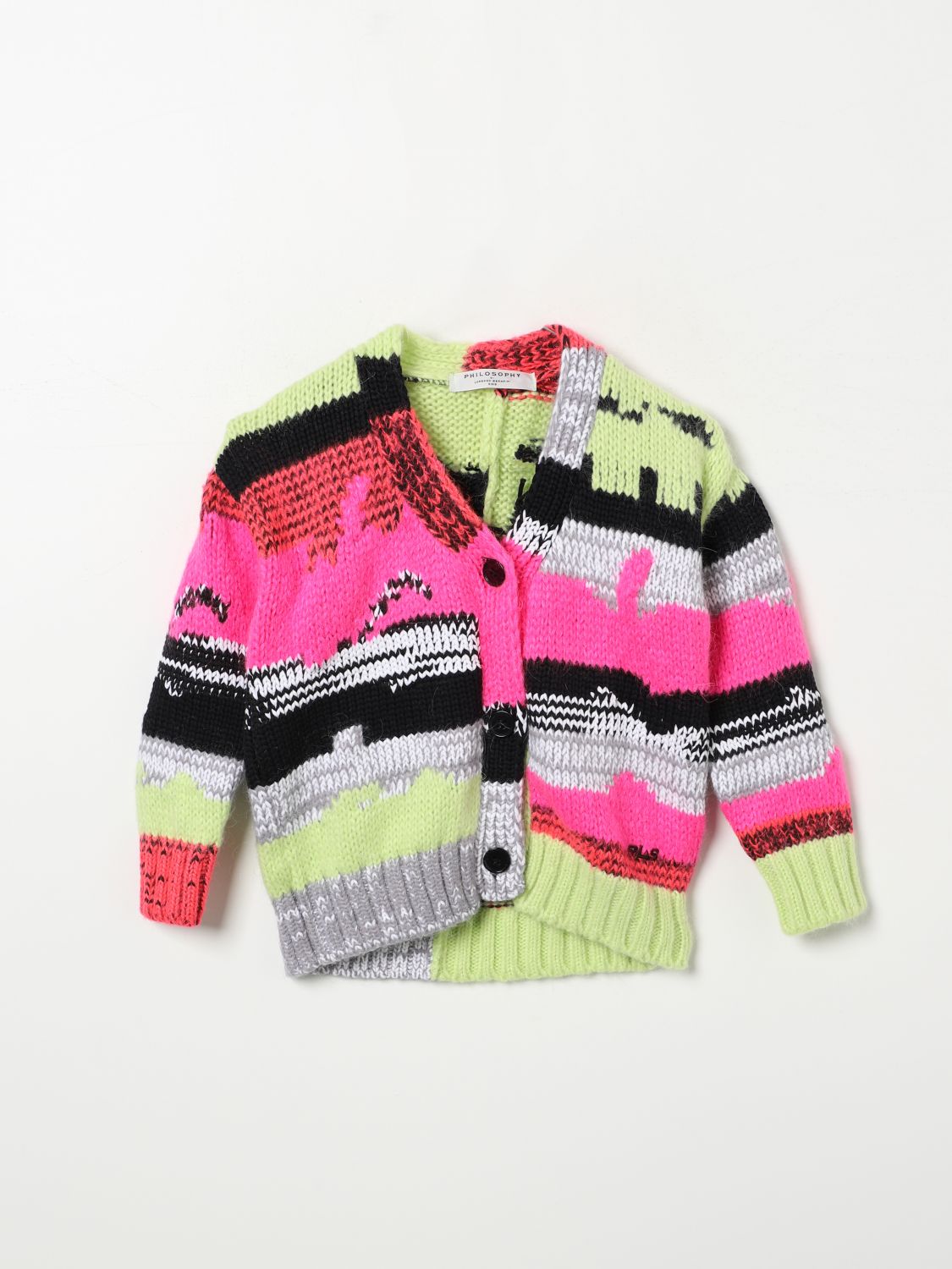 Shop Philosophy Di Lorenzo Serafini Sweater  Kids Color Multicolor In Bunt