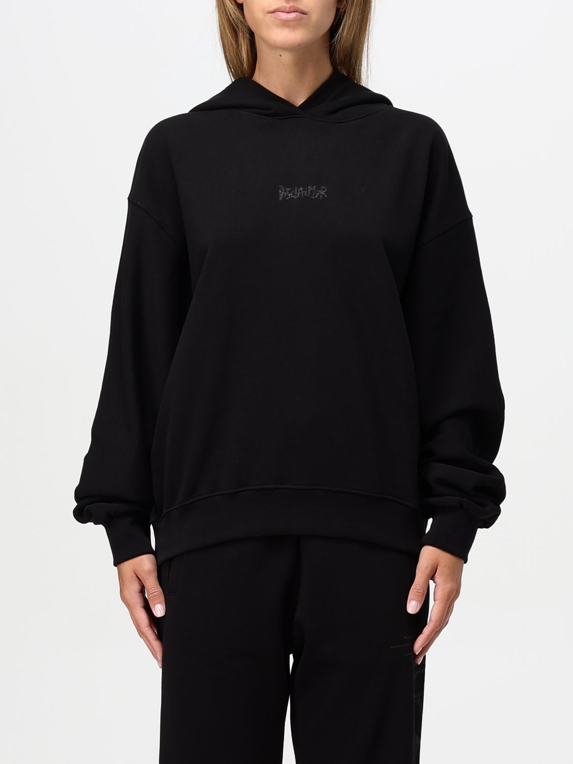 Disclaimer Sweatshirt  Woman Color Black In Schwarz