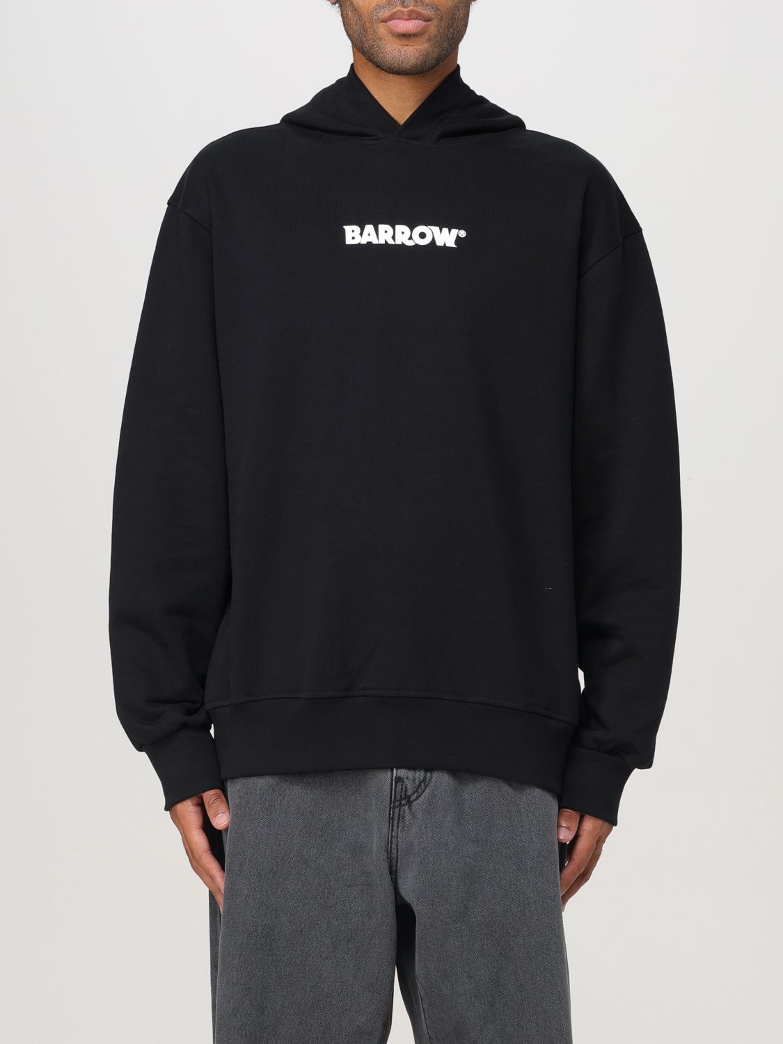 Shop Barrow Sweatshirt  Men Color Black In Schwarz