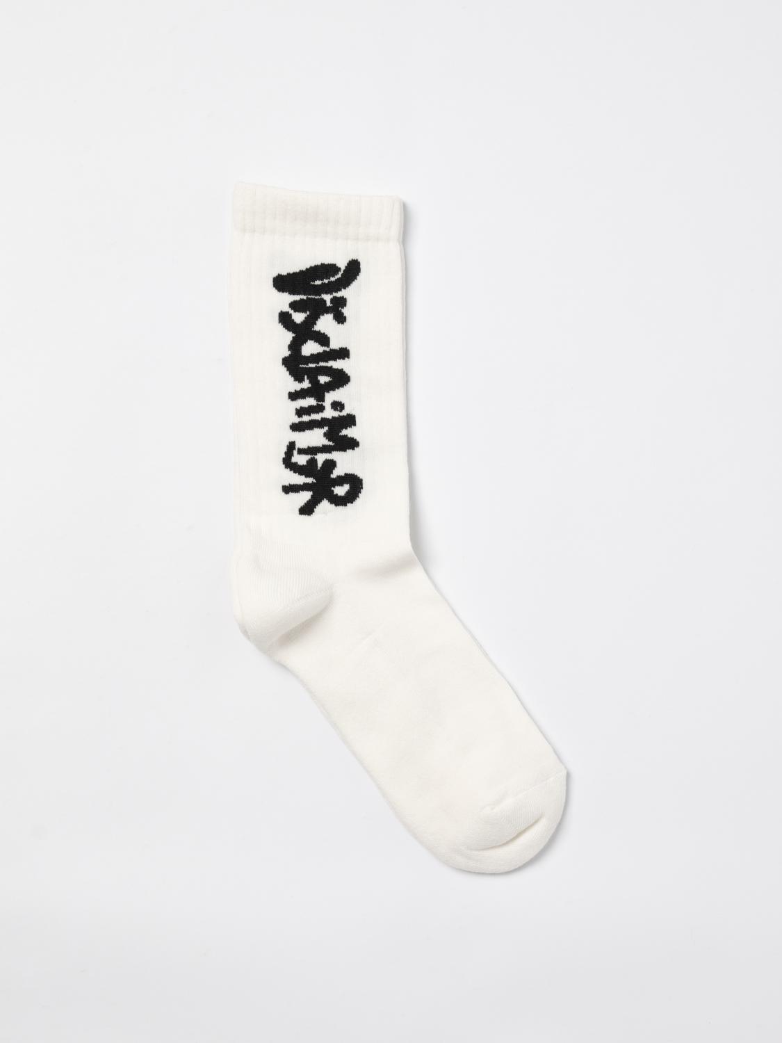 Disclaimer Socks  Men Color White In Weiss